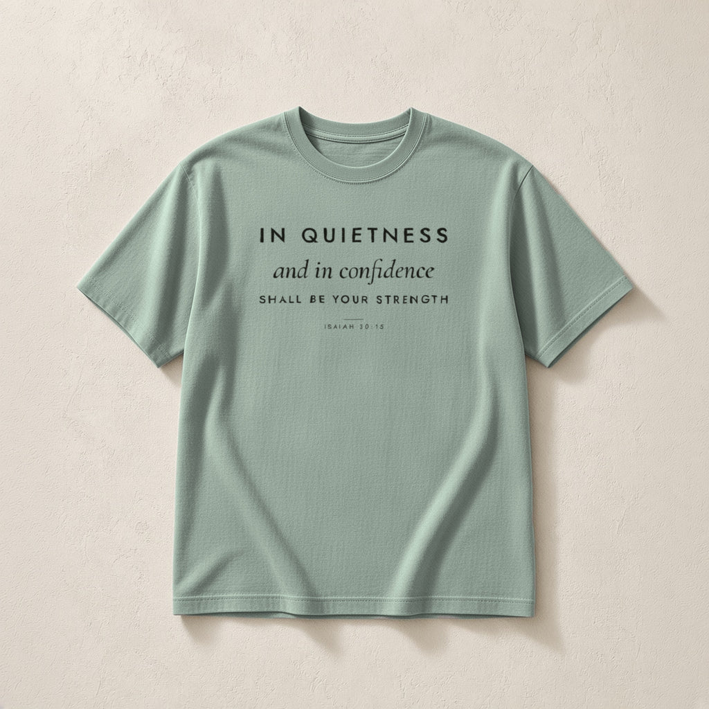 Quiet Strength Tee in Bay