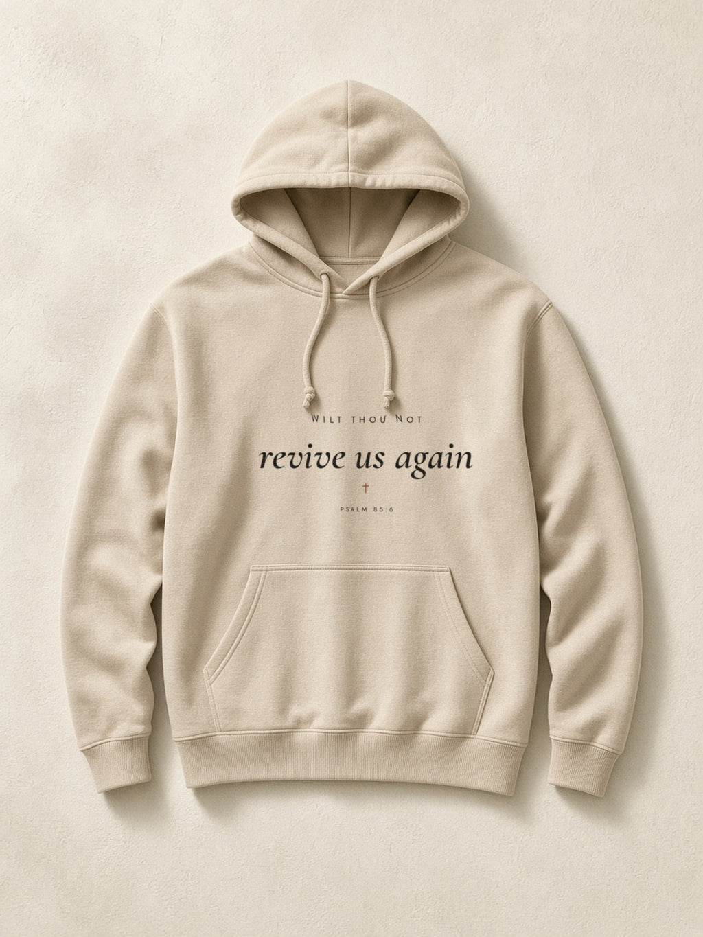 Revive Us Again Hoodie, flatlay