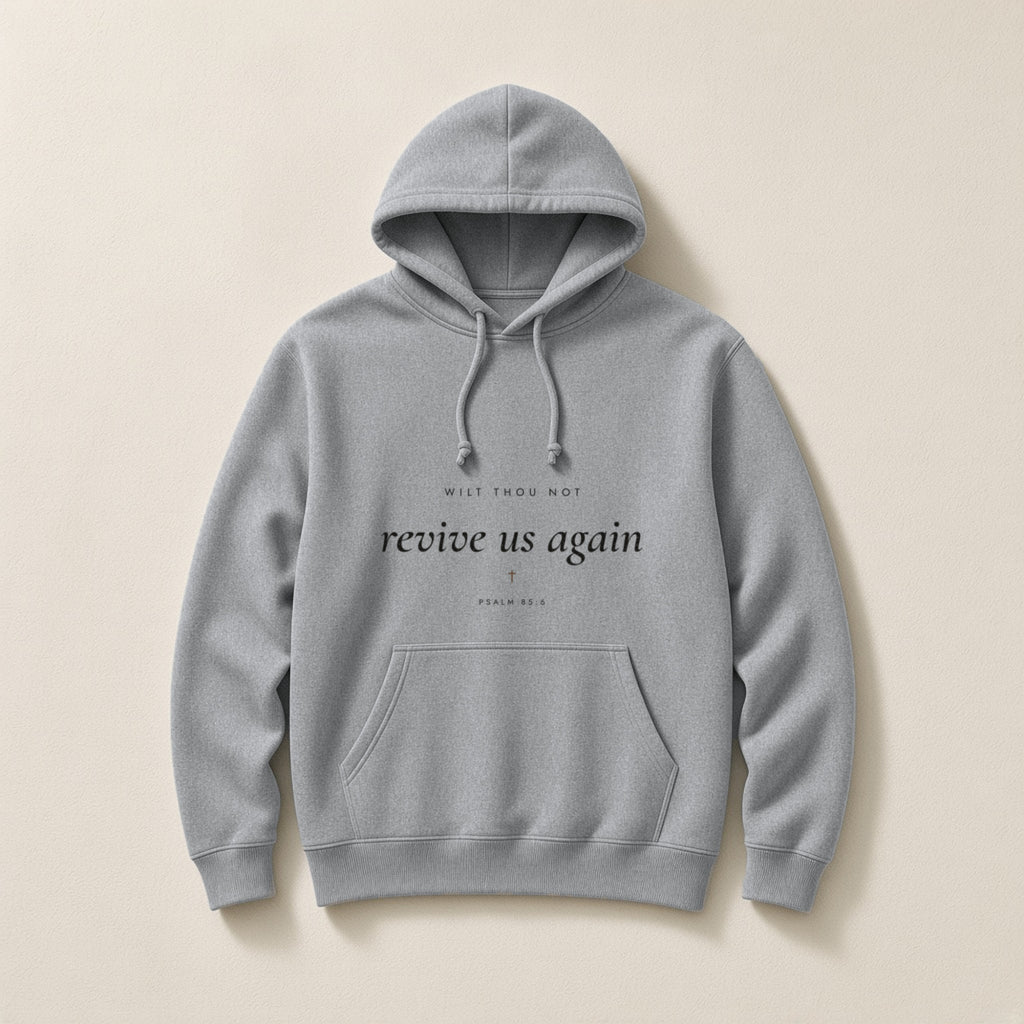 Revive Us Again Hoodie in Sport Grey