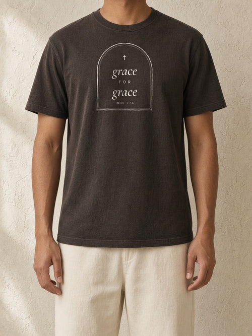 Grace for Grace Tee, on model