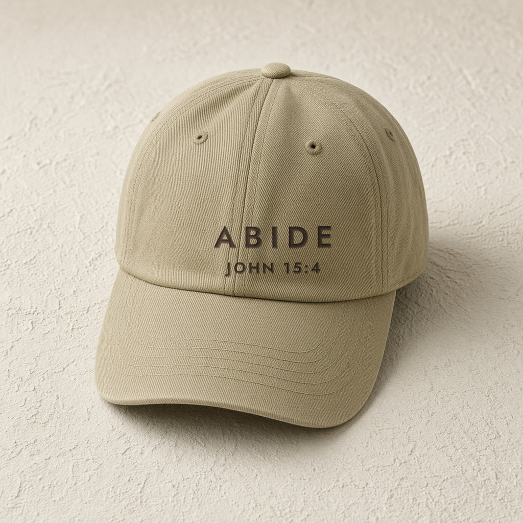 Abide Dad Cap, front